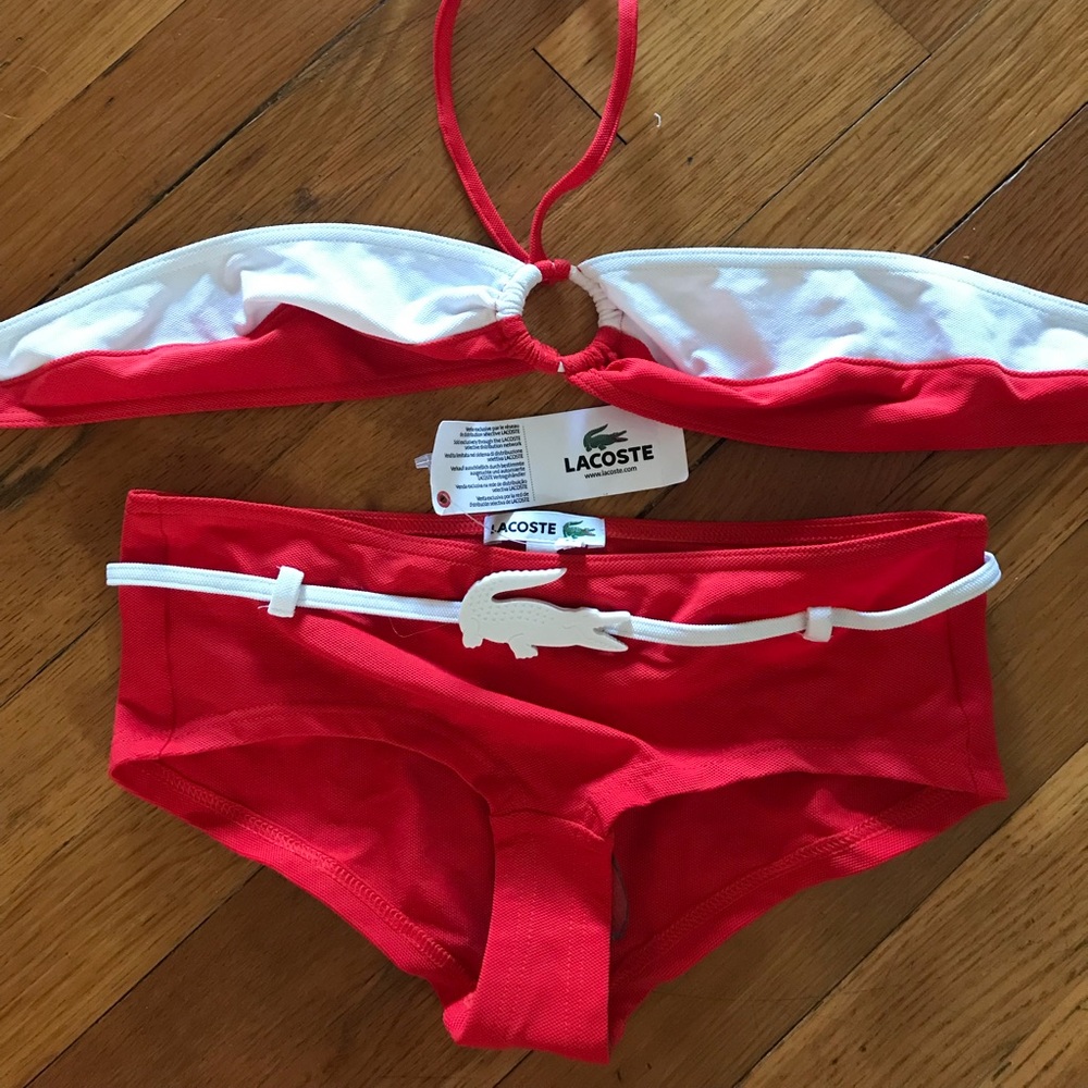 NWT Lacoste Adena Bikini Swimsuit size 34 (size 2)